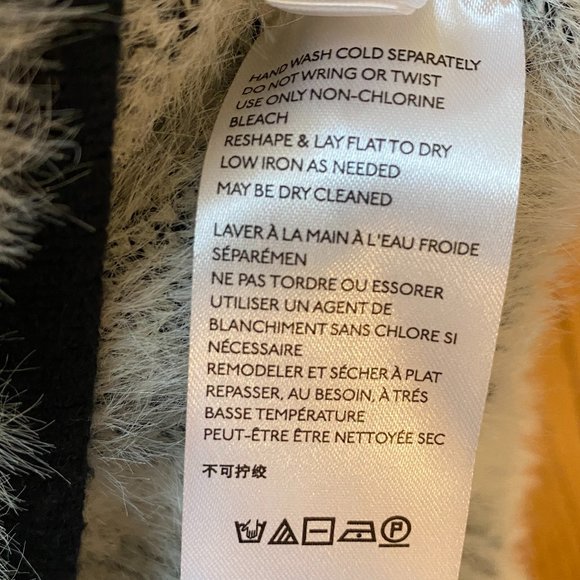 Anthropologie Cindy Eyelash Zebra Stripe Pullover Sz XS Animal Print  Mobwife - Picture 12 of 12